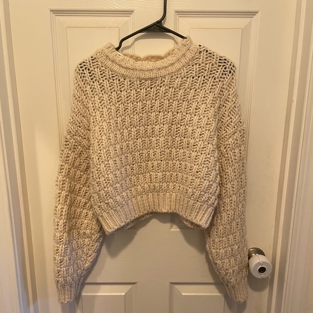 Cream chunky sweater